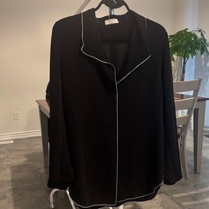 Babaton Black Top with White Detail